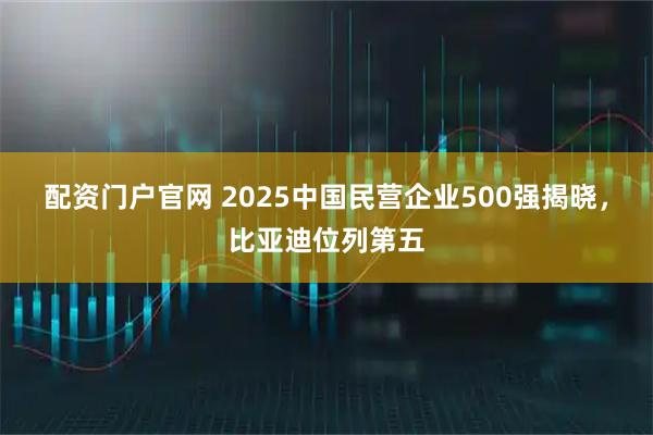 配资门户官网 2025中国民营企业500强揭晓，比亚迪位列第五